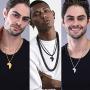 PROSTEEL Stainless Steel Africa Map Necklace for Men Women, 18K Gold/Rose Gold/Black Plated, Customize Available, 22''-24'' Adjustable, Come Gift Box