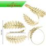 RechicGu Greek Roman Laurel Leaf Bracelet Armband Upper Arm Cuff Armlet Festival Bridal