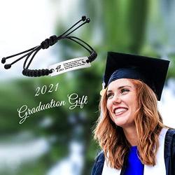 PJ Jewelry Graduation Gifts for Him/Her,Handmade Braided Rope Adjustable Bracelet,College High School Graduation Gifts for Class of 2021 Graduates Students