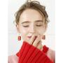 DAMLENG 6 Pairs Handmade Simulation food Croissant French Bread Toast Dangle Drop Earrings Cute Unique Baguette Earrings Set for Women Girls Jewelry