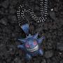 KMASAL Jewelry Unisex Exquisite Bubble Pendant Hip Hop Iced Out Rhinestone Crystal Necklace 18K Gold Plated with 24” Stainless Rope Chain for Men Women (Blue)