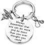 BAUNA NP Nurse Practitioner Gift NP Keychain Always Remember That You Can Do More NP Graduation Gift Nurse Jewelry BAUNA NP Nurse Practitioner Gift NP Keychain Always Remember That You Can Do More NP Graduation Gift Nurse Jewelry