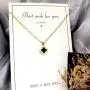 Haiyin Jewelry Lucky Four Leaf Clover Pendant 24K Gold Plated Brass Necklace for Womens Girls Keepsake 18'' Haiyin Jewelry Lucky Four Leaf Clover Pendant 24K Gold Plated Brass Necklace for Womens Girls Keepsake 18''