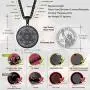 FaithHeart Metatrons Cube Necklace, Stainless Steel or 18K Gold Plated Sacred Geometric Metatron Pendant with 22 Inches Chain Jewelry for Men Spiritual Protection Medal