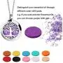 Essential Oil Necklace Diffuser Necklace Stainless Steel Not Fade Gift Set for Women and Girls