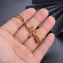 CHISMORL Rose Flower Cremation Urn Necklaces Pendant for Ashes Cremains Holder Memorial Keepsake Jewelry