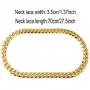 DaNaRaa Mens Chunky Necklace, Rapper Fake Gold Chain 90s Hip Hop Fake Gold Necklace Costume Accessory (27.5 Inches1.37inches) DaNaRaa Mens Chunky Necklace, Rapper Fake Gold Chain 90s Hip Hop Fake Gold Necklace Costume Accessory (27.5 Inches1.37inches)