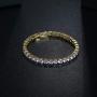 ASHMITA Tennis Crystal Bracelet for Women Charm Men Rose Gold Zirconia Bracelets Gift Jewelry