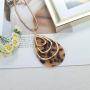 ORAZIO Acrylic Jewelry Set for Women Statement Boho Resin Earrings Necklace Bracelet