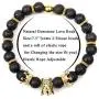 GVUSMIL Imperial Crown Bead Bracelet King&Queen Luxury Charm Couple Jewelry Xmas Gift for Women Men GVUSMIL Imperial Crown Bead Bracelet King&Queen Luxury Charm Couple Jewelry Xmas Gift for Women Men