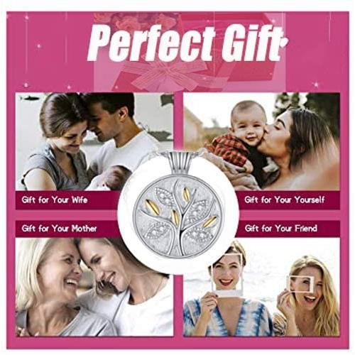 Cremation Jewelry for Ashes, Urn Necklaces for Women Men 925 Sterling Silver Sunflower Necklace Pendant with Swarovski Crystal Engraved Forever in My Heart Memorial Loved Ones Ashes Mini Keepsake