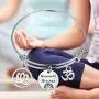 PENQI Yoga Bracelet Yoga Lover Gift Namaste Bitches Bracelet Lotus Flower Jewelry Om Symbol Jewelry Yoga Gift for Yoga Enthusiast Yoga Teacher