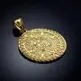 14k Yellow Gold Aztec Charm Mayan Calendar Pendant 14k Yellow Gold Aztec Charm Mayan Calendar Pendant