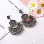 Rinhoo Vintage Retro Ethnic Bohemian Style Fringes and Floral Tassels Brocade Lotus Mexico Gypsy Drop Dangle Earring Women Girls Jewelry Rinhoo Vintage Retro Ethnic Bohemian Style Fringes and Floral Tassels Brocade Lotus Mexico Gypsy Drop Dangle Earring Women Girls Jewelry