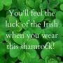 Jewelry Shamrock Earrings Rhodium Plated & Crystal Dangle Earrings Irish Made