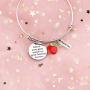 BAUNA Teaching Assistant Gift Behind Every Good Teacher is A Great Teaching Assistant Teachers Aide Key Chain TA Gift Thank You Gift for Teaching Assistant