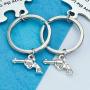HN HNHB My Thelma Louise Best Friend Keychain Friendship Gift Birthday Jewelry Gifts