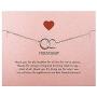 Your Always Charm Double Heart Infinity Knot of Friendship Bracelets
