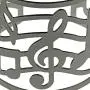 Embolden Jewelry Musical Note Cuff Bracelet - G Clef Notes Design - Polished Stainless Steel for Musicians/Piano Lesson Gifts/Girls & Women Embolden Jewelry Musical Note Cuff Bracelet - G Clef Notes Design - Polished Stainless Steel for Musicians/Piano Lesson Gifts/Girls & Women