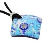GlassOfVenice Murano Glass Venetian Reflections Necklace and Earrings Set - Aqua Blue