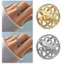 YandMe 2019 New Astronomical Sphere Ball Ring Vintage Foldable Open Cosmic Ring Best Gift for Lover