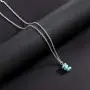 Gortin Choker Layer Necklace Boho Turquoise Pendant Necklaces Beads Chain Jewelry for Women and Girls (Silver) Gortin Choker Layer Necklace Boho Turquoise Pendant Necklaces Beads Chain Jewelry for Women and Girls (Silver)