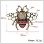 AILUOR Fashion Enamel Bumblebee Bee Brooches, Vintage Alloy Pearl Crystal Rhinestone Natural Insect Bee Animal Lapel Pins Jewelry for Women Girl AILUOR Fashion Enamel Bumblebee Bee Brooches, Vintage Alloy Pearl Crystal Rhinestone Natural Insect Bee Animal Lapel Pins Jewelry for Women Girl