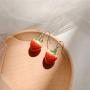 12 Pairs Cute Earrings Weird Earrings Funny Goldfish Earrings Water Bottle Earrings Milk Tea Dangle Earrings for Girls Women