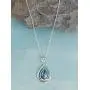 YoTreasure 1.49'' Labradorite Solid 925 Sterling Silver Chain Pendant Jewelry YoTreasure 1.49'' Labradorite Solid 925 Sterling Silver Chain Pendant Jewelry