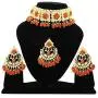 Finekraft Indian Meena KUNDAN Bridal Wedding Designer Gold Plated Pearls Necklace Jewelry Set Finekraft Indian Meena KUNDAN Bridal Wedding Designer Gold Plated Pearls Necklace Jewelry Set