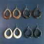 DAMLENG 4 Pairs Unique Boho Acrylic Hollow Round Teardrop Dangle Drop Leopard Earrings Set for Women Girls Square Water drop Hook Earrings Jewelry DAMLENG 4 Pairs Unique Boho Acrylic Hollow Round Teardrop Dangle Drop Leopard Earrings Set for Women Girls Square Water drop Hook Earrings Jewelry
