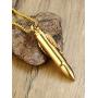 The Eagle Bullet Shape Pendant Necklace for Men