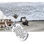 FUSTMW Biker Keychain Motorcycle Gift Ride Safe Keychain May Your Guardian Angel Ride with You New Driver Gift for Biker