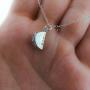 FashionJunkie4Life Sterling Silver Small 3D Taco Charm Necklace, 18'' Chain