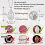FaithHeart Sterling Silver Saint Christopher/Virgin Mary/Raphael/Jesus/Saint Benedict Pendant Necklace Religious Christian Jewelry for Women/Men, Customize Available