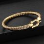 Dorriss Cable Wire Bracelets for Women Charm Bangle Bracelet Best Friend Sister Fashion Jewelry Gift