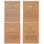ZYJLM 6 Pcs Friendship Necklaces for Girls Dainty Best Friends Necklaces Cute Gold Cat Angel Bar Sun Hummingbird Meaningful Necklace Jewelry Gift for Women Girlfriend