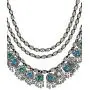 Crunchy Fashion Bollywood Traditional Indian/Bohemian Style Afgani Oxidised Silver Statement Necklace for Women Crunchy Fashion Bollywood Traditional Indian/Bohemian Style Afgani Oxidised Silver Statement Necklace for Women