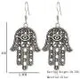 Ancient Evil Eye Hamsa Fatima Hand Drop Earrings for Women Filigree Palm Dangle Earring Jewelry Ancient Evil Eye Hamsa Fatima Hand Drop Earrings for Women Filigree Palm Dangle Earring Jewelry