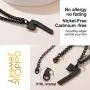 GOLDCHIC JEWELRY Number Necklace, Customized Unisex Boys Mens Stainless Steel Baseball Cross Necklace/Soccer/Football/Basketball Necklace with Chain 22”+2'' Extender,Sports Fan Gift