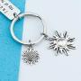 HN HNHB A Happy Go Lucky Ray of Sunshine Funny Keychain Sunshine Gift Inspirational Jewelry Gifts (Lucky Ray KE) …