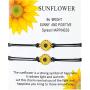 Pinky Promise heart sunflower Bracelets for Couples Best Friend Long Distance Matching Bracelets with Gift Card Adjustable Friendship Bracelets for Her Pinky Promise heart sunflower Bracelets for Couples Best Friend Long Distance Matching Bracelets with Gift Card Adjustable Friendship Bracelets for Her