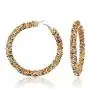 4 Pairs Glitter Hoop Earrings Bohemian Sparkle Resin Rhinestone Crystal Wrapped Geometric Big Round Circle Shiny Dangle Earrings Goldplated Scrub Drop Earring for Women Girls Wedding Party Jewelry 4 Pairs Glitter Hoop Earrings Bohemian Sparkle Resin Rhinestone Crystal Wrapped Geometric Big Round Circle Shiny Dangle Earrings Goldplated Scrub Drop Earring for Women Girls Wedding Party Jewelry