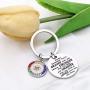 SEIRAA OES Symbol Jewelry Order of The Eastern Star Sorority Gift Always Remember You’re Braver Than you Believed Key Chain