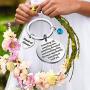 CYTING Maid of Honor Gift Something Old Something New Something Borrowed and Something Blue Wedding Keychain Thank You Gift for Bridesmaid Matron of Honor Sister in Law
