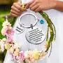 CYTING Maid of Honor Gift Something Old Something New Something Borrowed and Something Blue Wedding Keychain Thank You Gift for Bridesmaid Matron of Honor Sister in Law