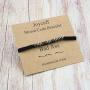 Joycuff Inspirational Morse Code Bracelet for Women Secret Message Wood Beads with Cord Jewelry Birthday Christmas for Her Mother Grandmother