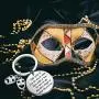 FUSTMW Drama Keychain Theater Gifts Comedy Tragedy Masks Keychain Drama Graduation Gifts for Drama Students Actor Actress Gifts