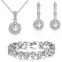 Crystalline Azuria Jewelry Sets for Women - Premium Wedding Jewelry Sets - Bridal Jewelry Set with Necklace and Earring for Bride - Cubic Zirconia Bridesmaid Jewelry - Fashion Prom Costume Jewelry Crystalline Azuria Jewelry Sets for Women - Premium Wedding Jewelry Sets - Bridal Jewelry Set with Necklace and Earring for Bride - Cubic Zirconia Bridesmaid Jewelry - Fashion Prom Costume Jewelry
