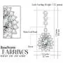 Kelofty Cubic Zirconia Dangle Earrings for Women, Girls, Bridesmaids Earrings with 14k-White-Gold-Plated, Womens Earring Dangle, Bride Earrings Kelofty Cubic Zirconia Dangle Earrings for Women, Girls, Bridesmaids Earrings with 14k-White-Gold-Plated, Womens Earring Dangle, Bride Earrings